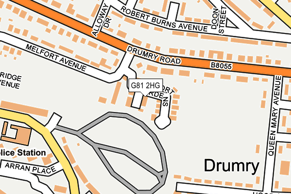 G81 2HG map - OS OpenMap – Local (Ordnance Survey) G81 2HG map - OS OpenMap – Local (Ordnance Survey)