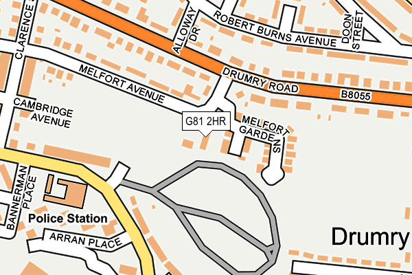 G81 2HR map - OS OpenMap – Local (Ordnance Survey) G81 2HR map - OS OpenMap – Local (Ordnance Survey)