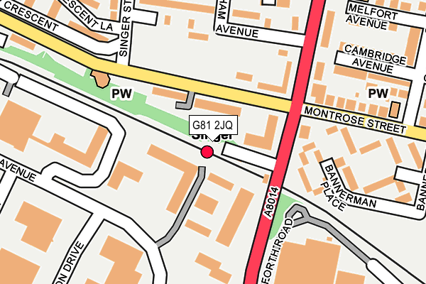 G81 2JQ map - OS OpenMap – Local (Ordnance Survey) G81 2JQ map - OS OpenMap – Local (Ordnance Survey)
