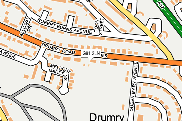 G81 2LN map - OS OpenMap – Local (Ordnance Survey) G81 2LN map - OS OpenMap – Local (Ordnance Survey)
