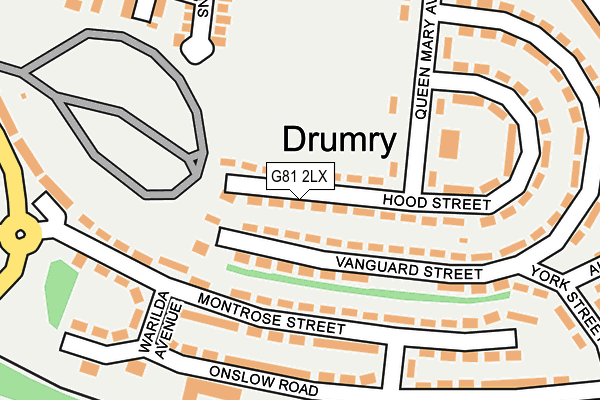 G81 2LX map - OS OpenMap – Local (Ordnance Survey) G81 2LX map - OS OpenMap – Local (Ordnance Survey)