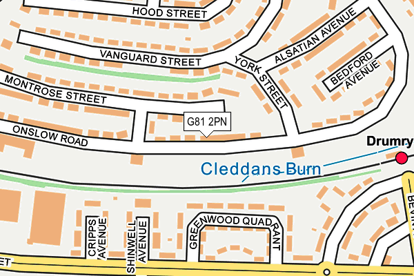 G81 2PN map - OS OpenMap – Local (Ordnance Survey) G81 2PN map - OS OpenMap – Local (Ordnance Survey)