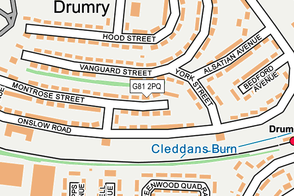 G81 2PQ map - OS OpenMap – Local (Ordnance Survey) G81 2PQ map - OS OpenMap – Local (Ordnance Survey)
