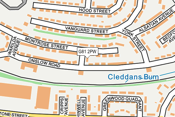 G81 2PW map - OS OpenMap – Local (Ordnance Survey) G81 2PW map - OS OpenMap – Local (Ordnance Survey)