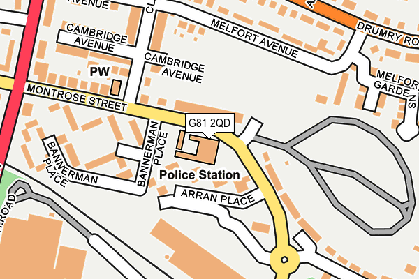G81 2QD map - OS OpenMap – Local (Ordnance Survey) G81 2QD map - OS OpenMap – Local (Ordnance Survey)