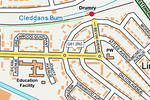 G81 2RG map - OS OpenMap – Local (Ordnance Survey) G81 2RG map - OS OpenMap – Local (Ordnance Survey)