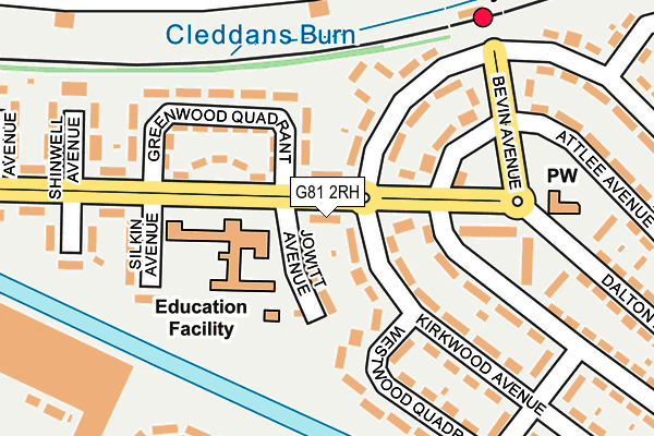 G81 2RH map - OS OpenMap – Local (Ordnance Survey) G81 2RH map - OS OpenMap – Local (Ordnance Survey)
