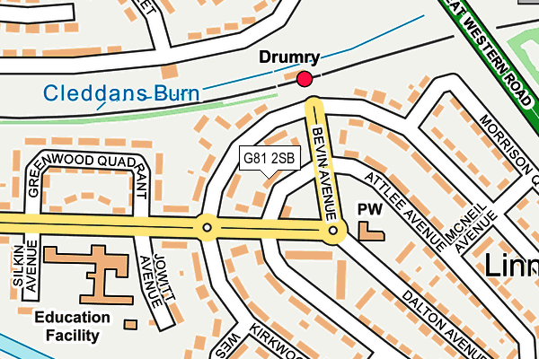 G81 2SB map - OS OpenMap – Local (Ordnance Survey) G81 2SB map - OS OpenMap – Local (Ordnance Survey)