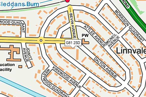 G81 2SD map - OS OpenMap – Local (Ordnance Survey) G81 2SD map - OS OpenMap – Local (Ordnance Survey)