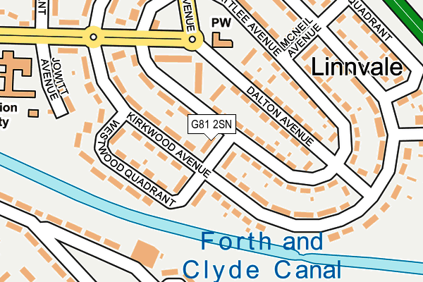 G81 2SN map - OS OpenMap – Local (Ordnance Survey) G81 2SN map - OS OpenMap – Local (Ordnance Survey)
