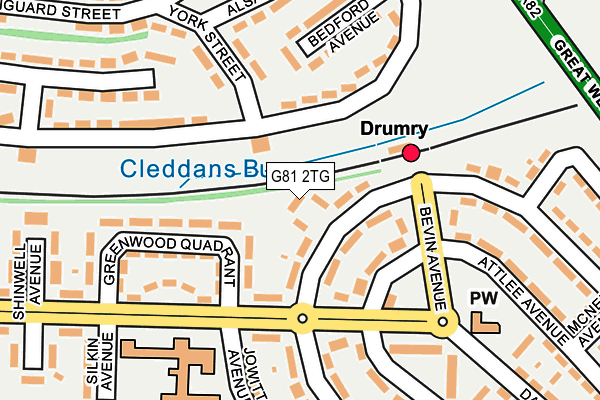 G81 2TG map - OS OpenMap – Local (Ordnance Survey) G81 2TG map - OS OpenMap – Local (Ordnance Survey)