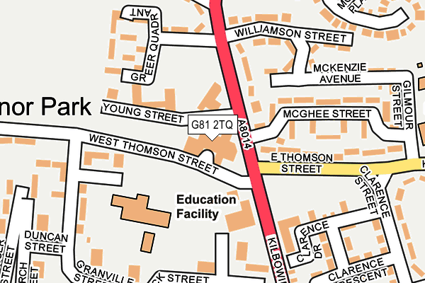 G81 2TQ map - OS OpenMap – Local (Ordnance Survey) G81 2TQ map - OS OpenMap – Local (Ordnance Survey)