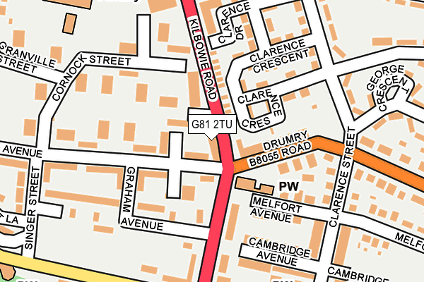 G81 2TU map - OS OpenMap – Local (Ordnance Survey) G81 2TU map - OS OpenMap – Local (Ordnance Survey)