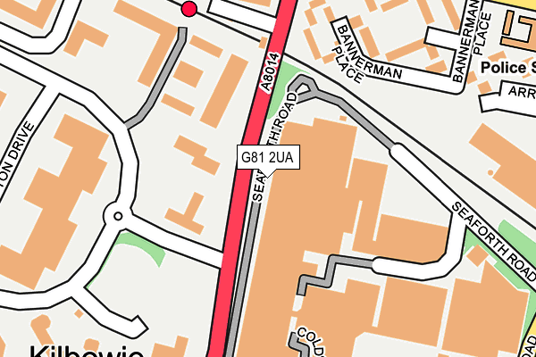 G81 2UA map - OS OpenMap – Local (Ordnance Survey) G81 2UA map - OS OpenMap – Local (Ordnance Survey)
