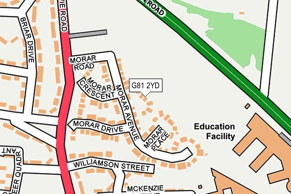 G81 2YD map - OS OpenMap – Local (Ordnance Survey) G81 2YD map - OS OpenMap – Local (Ordnance Survey)