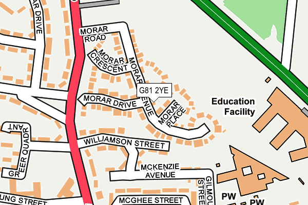 G81 2YE map - OS OpenMap – Local (Ordnance Survey) G81 2YE map - OS OpenMap – Local (Ordnance Survey)