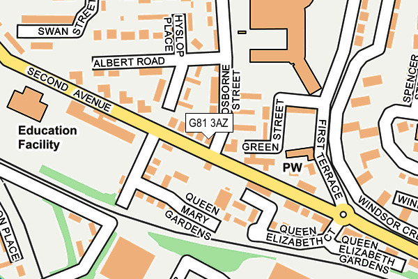G81 3AZ map - OS OpenMap – Local (Ordnance Survey) G81 3AZ map - OS OpenMap – Local (Ordnance Survey)