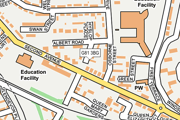 G81 3BG map - OS OpenMap – Local (Ordnance Survey)