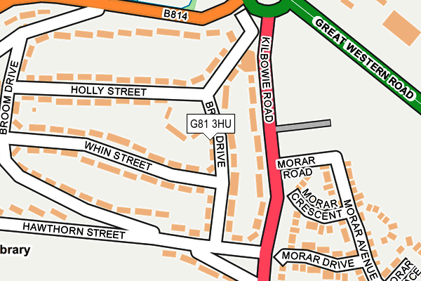 G81 3HU map - OS OpenMap – Local (Ordnance Survey)