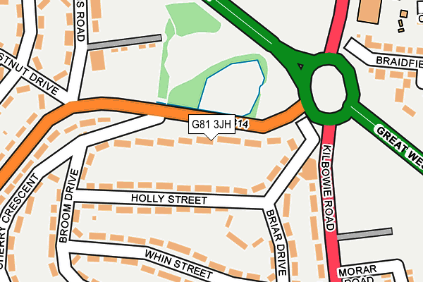 G81 3JH map - OS OpenMap – Local (Ordnance Survey) G81 3JH map - OS OpenMap – Local (Ordnance Survey)