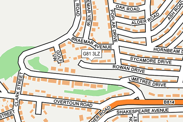 G81 3LZ map - OS OpenMap – Local (Ordnance Survey) G81 3LZ map - OS OpenMap – Local (Ordnance Survey)