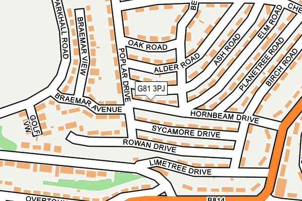 G81 3PJ map - OS OpenMap – Local (Ordnance Survey) G81 3PJ map - OS OpenMap – Local (Ordnance Survey)