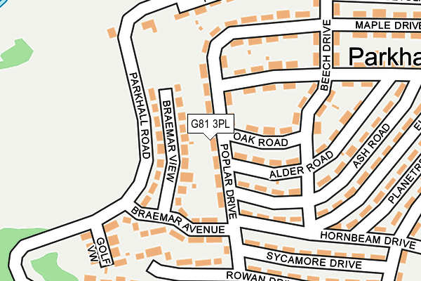 G81 3PL map - OS OpenMap – Local (Ordnance Survey) G81 3PL map - OS OpenMap – Local (Ordnance Survey)