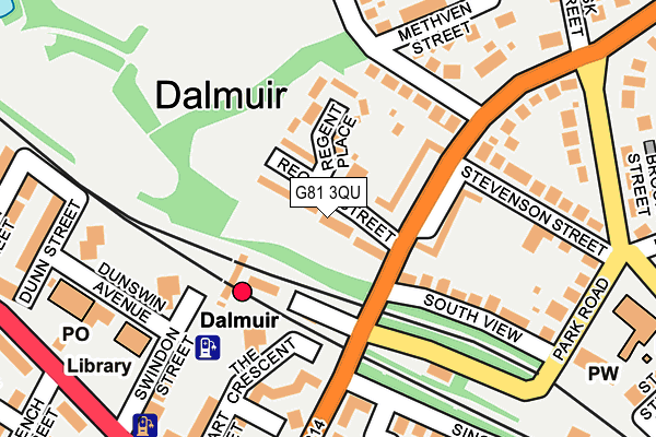 G81 3QU map - OS OpenMap – Local (Ordnance Survey)
