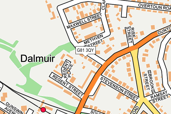 G81 3QY map - OS OpenMap – Local (Ordnance Survey) G81 3QY map - OS OpenMap – Local (Ordnance Survey)