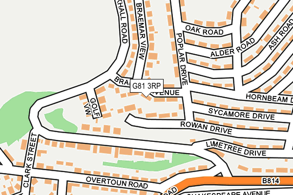 G81 3RP map - OS OpenMap – Local (Ordnance Survey)