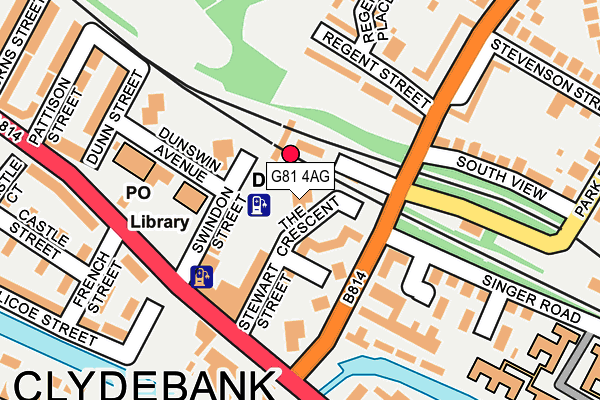 G81 4AG map - OS OpenMap – Local (Ordnance Survey) G81 4AG map - OS OpenMap – Local (Ordnance Survey)