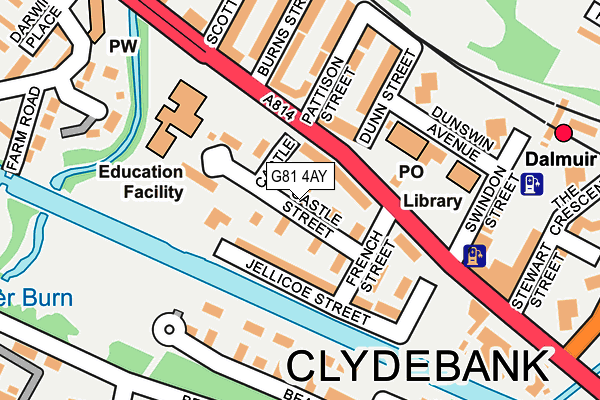 G81 4AY map - OS OpenMap – Local (Ordnance Survey) G81 4AY map - OS OpenMap – Local (Ordnance Survey)
