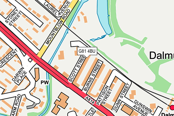 G81 4BU map - OS OpenMap – Local (Ordnance Survey) G81 4BU map - OS OpenMap – Local (Ordnance Survey)