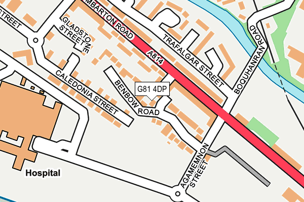 G81 4DP map - OS OpenMap – Local (Ordnance Survey) G81 4DP map - OS OpenMap – Local (Ordnance Survey)