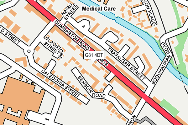 G81 4DT map - OS OpenMap – Local (Ordnance Survey) G81 4DT map - OS OpenMap – Local (Ordnance Survey)