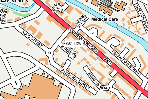 G81 4DW map - OS OpenMap – Local (Ordnance Survey) G81 4DW map - OS OpenMap – Local (Ordnance Survey)