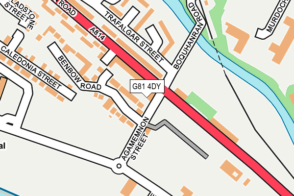 G81 4DY map - OS OpenMap – Local (Ordnance Survey) G81 4DY map - OS OpenMap – Local (Ordnance Survey)