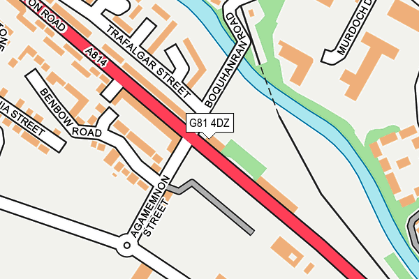 G81 4DZ map - OS OpenMap – Local (Ordnance Survey) G81 4DZ map - OS OpenMap – Local (Ordnance Survey)
