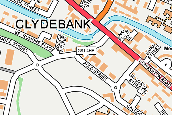 G81 4HB map - OS OpenMap – Local (Ordnance Survey) G81 4HB map - OS OpenMap – Local (Ordnance Survey)