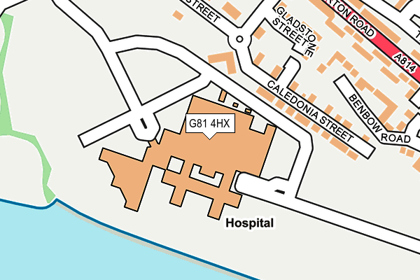 G81 4HX map - OS OpenMap – Local (Ordnance Survey) G81 4HX map - OS OpenMap – Local (Ordnance Survey)