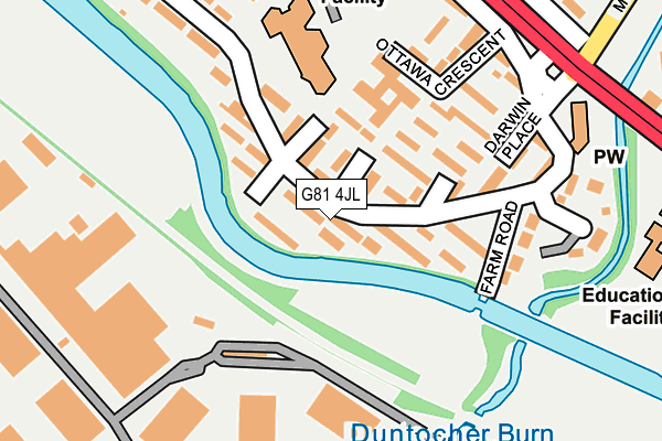 G81 4JL map - OS OpenMap – Local (Ordnance Survey) G81 4JL map - OS OpenMap – Local (Ordnance Survey)