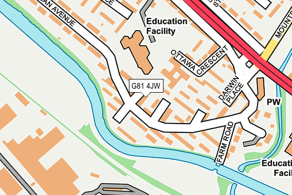 G81 4JW map - OS OpenMap – Local (Ordnance Survey) G81 4JW map - OS OpenMap – Local (Ordnance Survey)