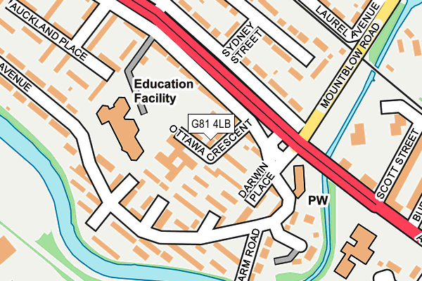 G81 4LB map - OS OpenMap – Local (Ordnance Survey) G81 4LB map - OS OpenMap – Local (Ordnance Survey)