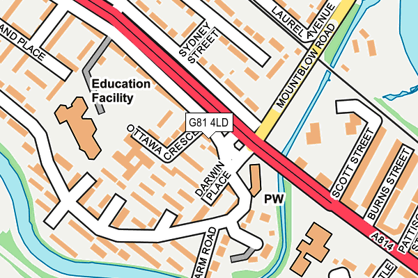 G81 4LD map - OS OpenMap – Local (Ordnance Survey) G81 4LD map - OS OpenMap – Local (Ordnance Survey)