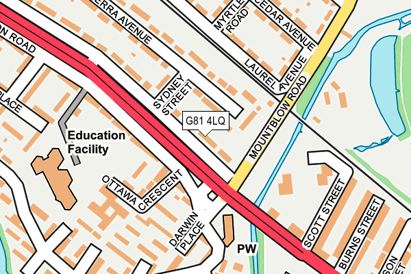 G81 4LQ map - OS OpenMap – Local (Ordnance Survey) G81 4LQ map - OS OpenMap – Local (Ordnance Survey)