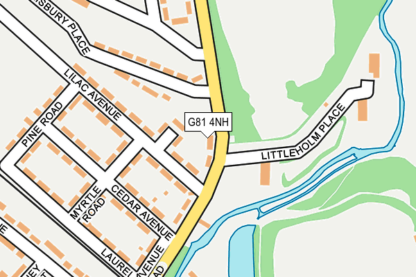 G81 4NH map - OS OpenMap – Local (Ordnance Survey) G81 4NH map - OS OpenMap – Local (Ordnance Survey)