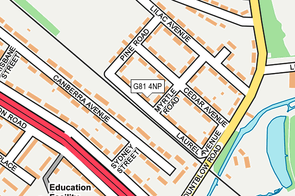 G81 4NP map - OS OpenMap – Local (Ordnance Survey) G81 4NP map - OS OpenMap – Local (Ordnance Survey)