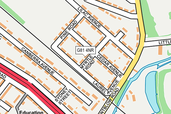 G81 4NR map - OS OpenMap – Local (Ordnance Survey) G81 4NR map - OS OpenMap – Local (Ordnance Survey)