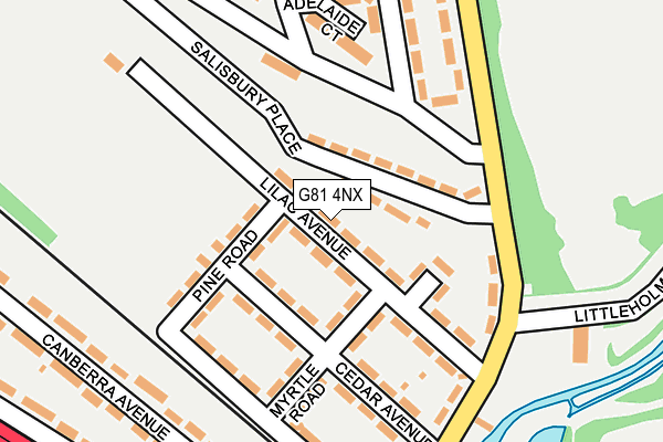 G81 4NX map - OS OpenMap – Local (Ordnance Survey) G81 4NX map - OS OpenMap – Local (Ordnance Survey)