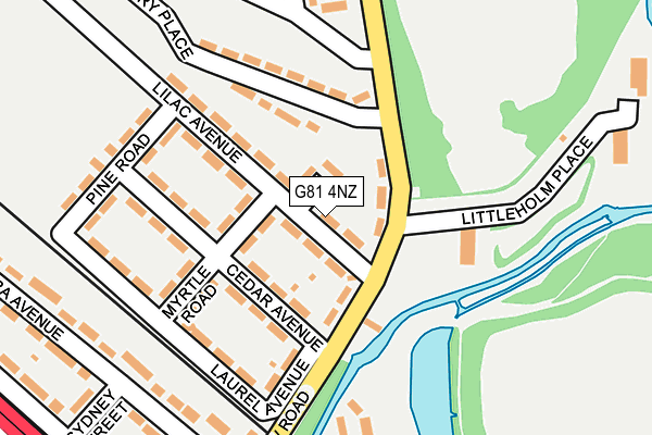 G81 4NZ map - OS OpenMap – Local (Ordnance Survey) G81 4NZ map - OS OpenMap – Local (Ordnance Survey)